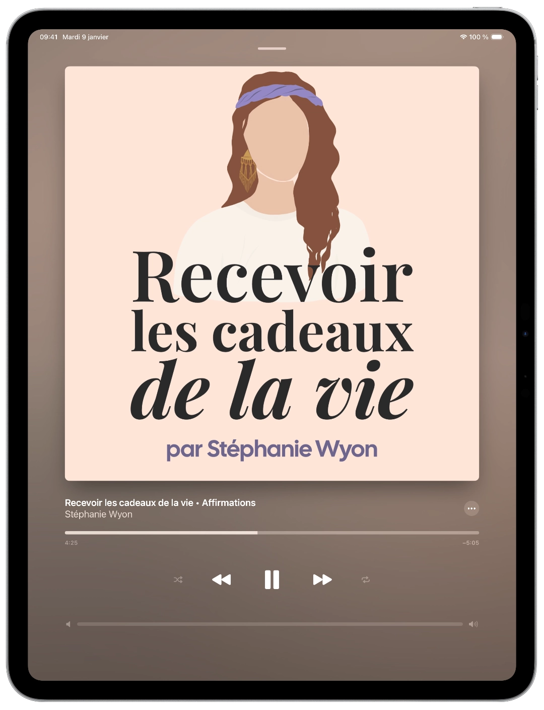 Recevoir les cadeaux de la vie — visuel portrait